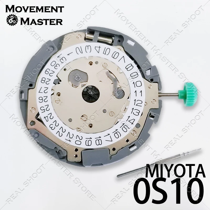 Miyota OS10 0S10 Quartz Watch Movement Chrono 3 Hands Date SR927W Battery 13? ? 4.13mm Watchmaking Repair Components