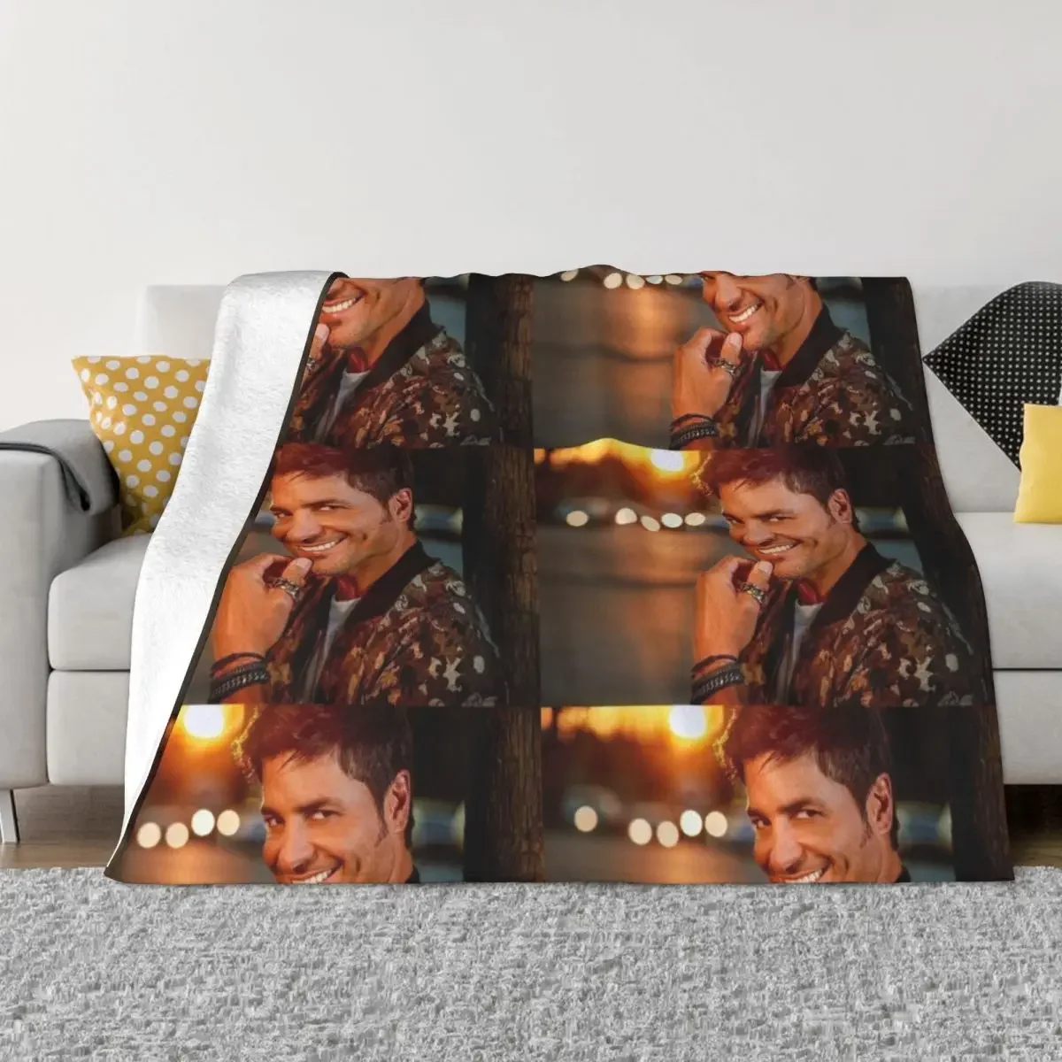 

chayanne classic photoshoot Throw Blanket Furrys Heavy Hair Blankets