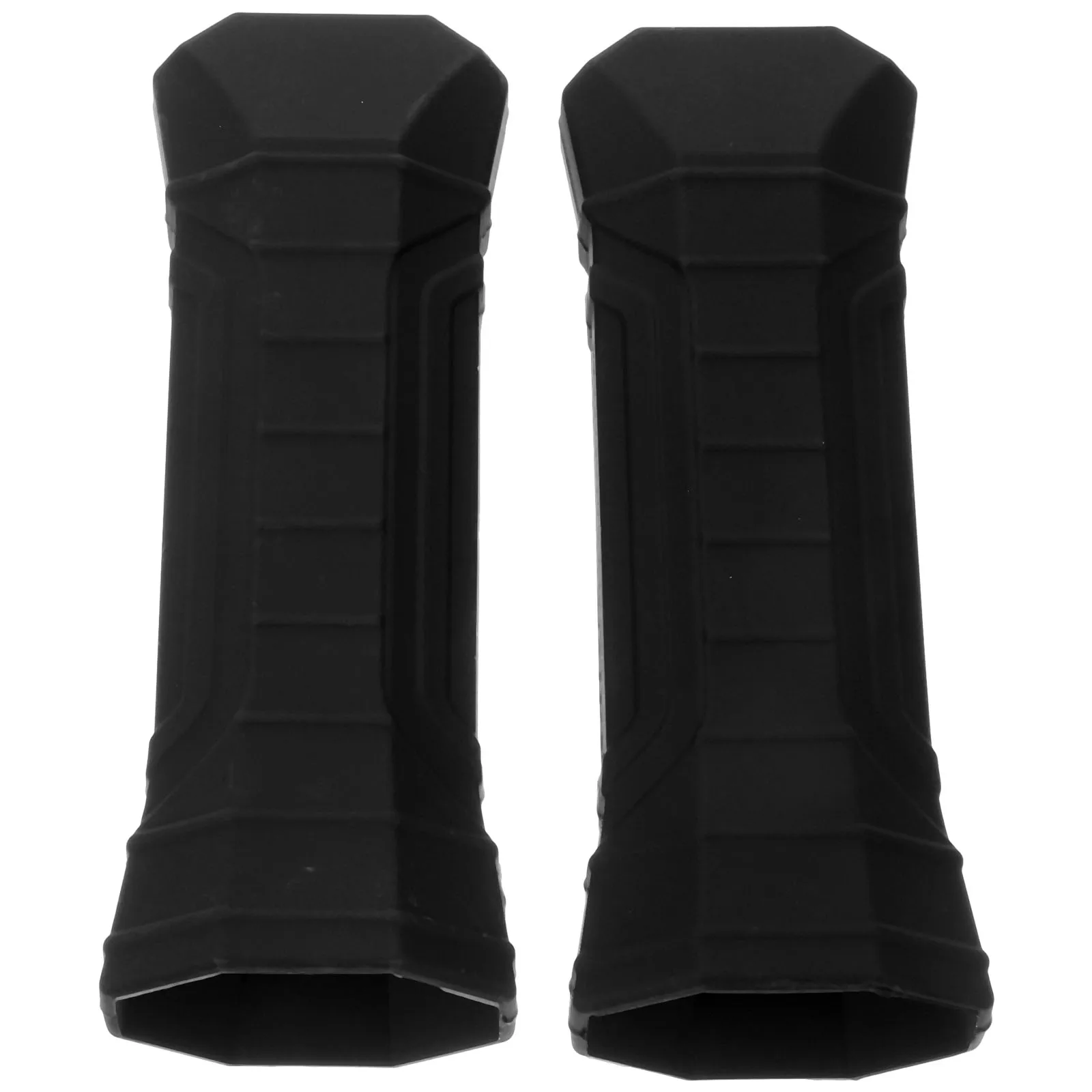 

2pcs Anti-slip Handle Cover Silicone Racket Sleeve Paddle Grip Black A Version Hand grips ball picker upper grip sleeve racket