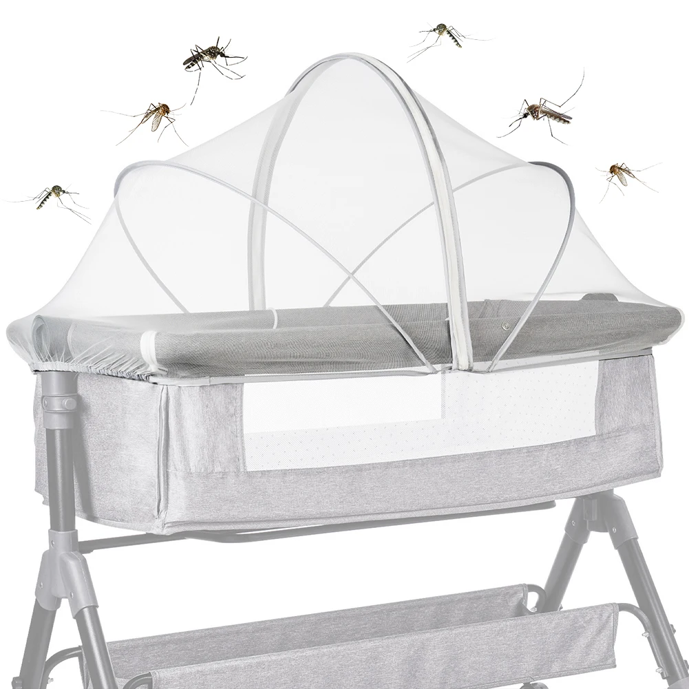 Baby Mosquito Net Tent - Breathable Folding Cover for Travel Crib, Bassinet & Playpen, Portable & Protective