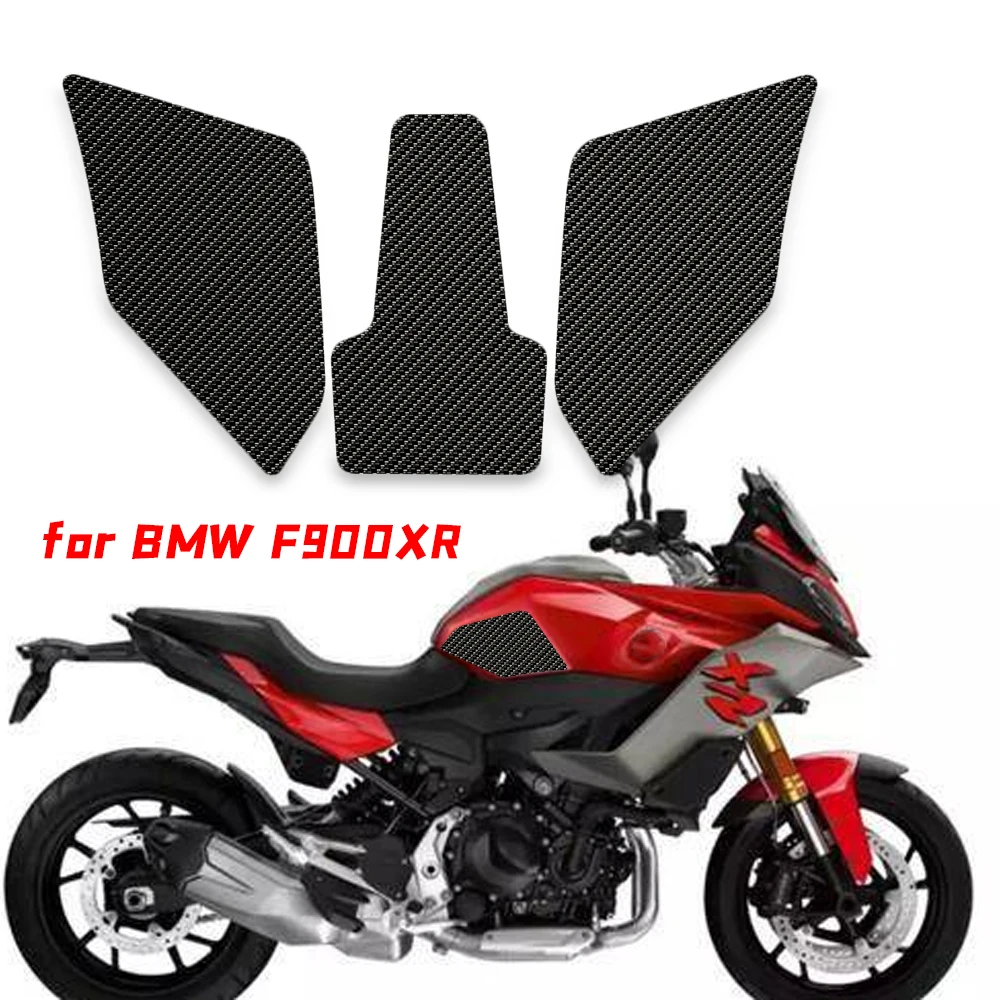 Motorcycle Sticker 3D Gel Fuel Tank Side Pad Fishbone Applique Moto Protection Board Kit for BMW F900XR F900 XR