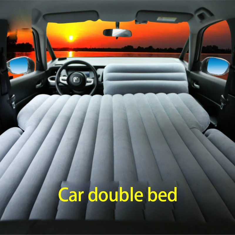 Car double car air mattress use convenient car front seat air cushion bed with air pump can be a single home