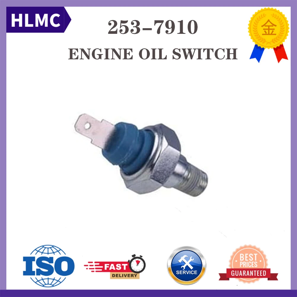 Oil Pressure Switch 253-7910 7W-1238 Engine 3024C 3034 3054 3054B 3054C 3056 3114 3116 3126 C4.4 C3.3 Loader 216 226 228 232