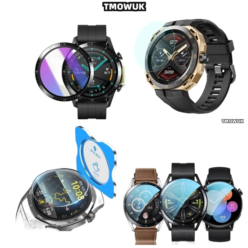 

For Huawei WATCH GT2 GT3 GT4 GT5 Pro Cyber Ultimate 41 42 43 46mm - Premium 9H Hardness Protector, Anti-Scratch, HD Transparency