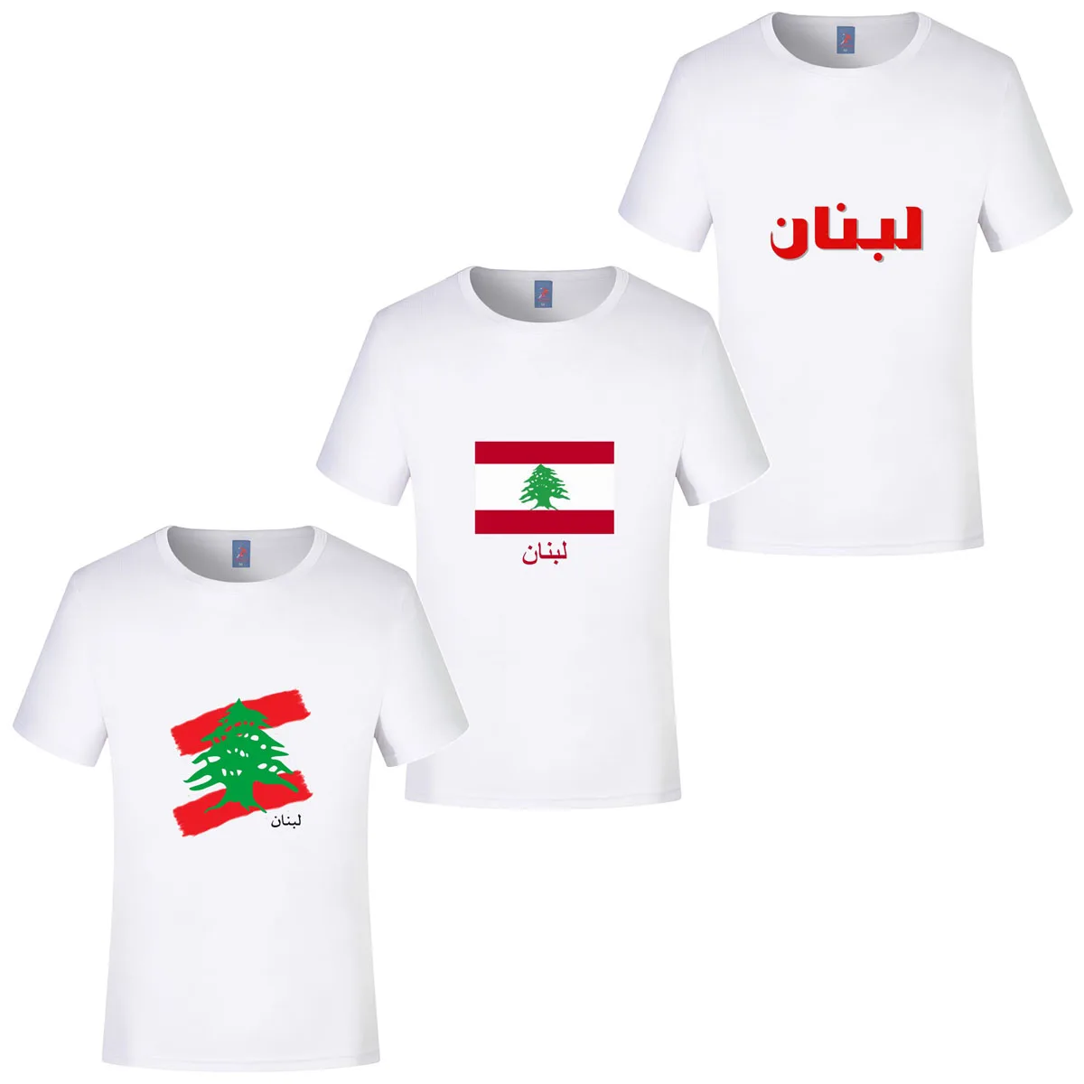 Arabic Lebanon Cotton T-shirt Men Women Summer Fashion Flag Printed Clothing Casual Streetwear Tops