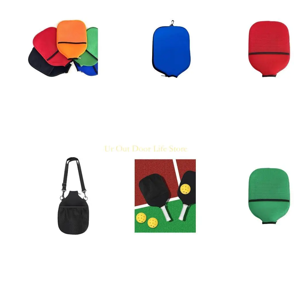 

77UF Beach Racket Protective Cover Waterproofs Paddles Cover Racket Sleeve Enduring