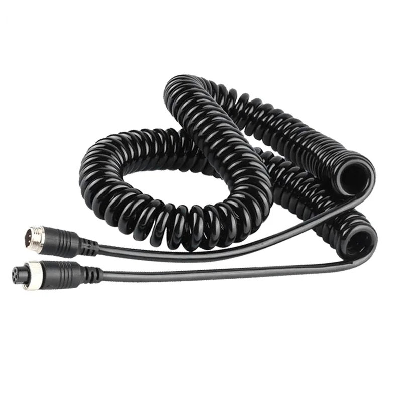 【T07A】Truck Kamera Reverse Image Kabel Aviation Plug Spring Truck Reverse Image Verlängerungskabel