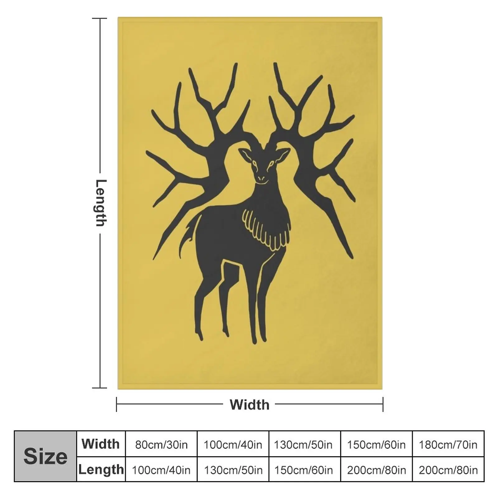 Fire Emblem?: Three Houses - Golden Deer Emblem [Colored] Throw Blanket Sofa Blankets Blanket Fluffy