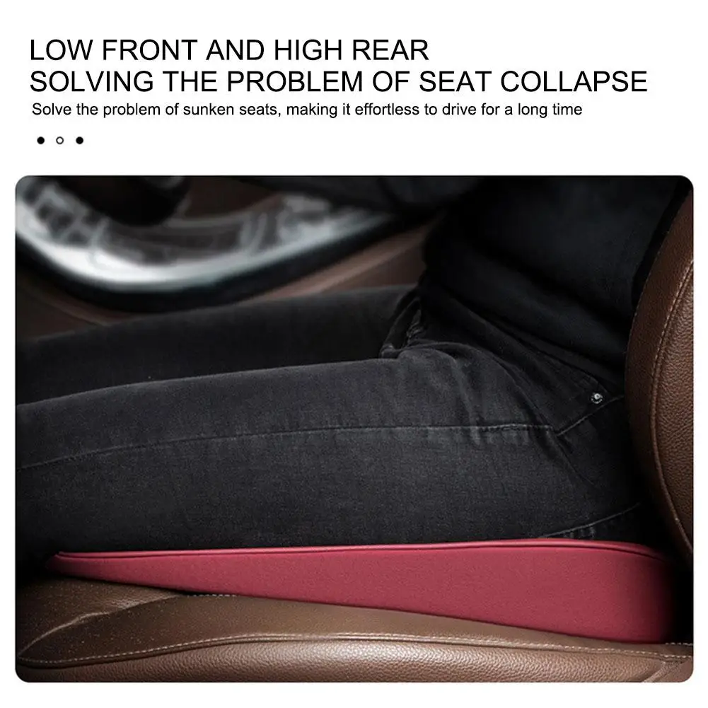 Car Booster Seat Cushion Heightening Height Boost Mat Breathable Portable Car Seat Pad Fatigue Relief Suitable For Cars Cha B7A6