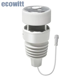 Ecowitt WS90 7-in-1 Weather Sensor, Ultrasonic Anemometer with Piezoelectric Rain Gauge, Light & UV, Thermo-hygrometer Sensors