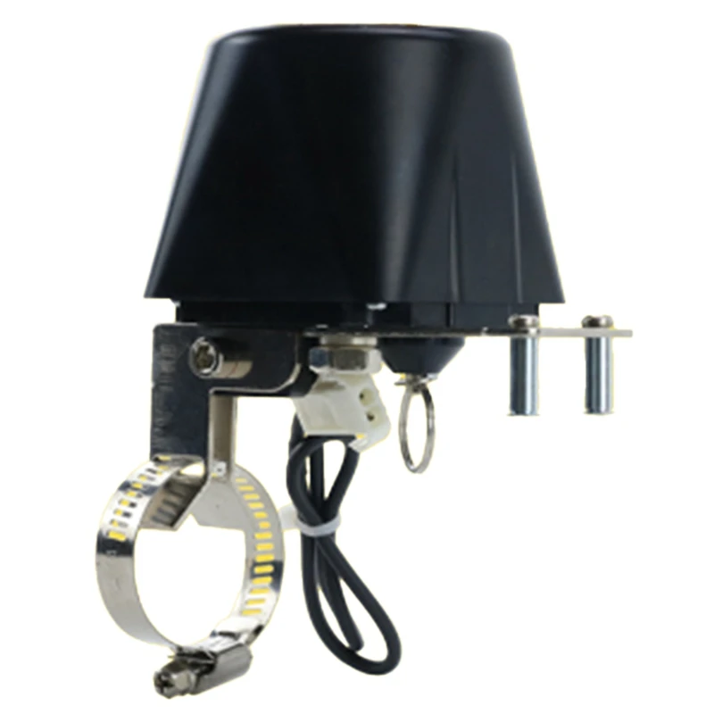 Katup Manipulator pipa Gas otomatis listrik DN15 DN20 DN25 untuk Alarm air Gas 12V katup bola potong mati