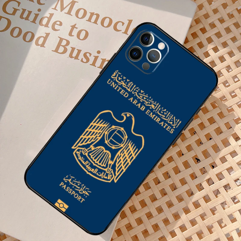 الولايات المتحدة الأمريكية المملكة العربية جواز السفر جراب هاتف آيفون 17 الهواء 15 14 13 12 11 16 برو ماكس 13 12 ميني 15 16 زائد 16e غطاء كوكه
