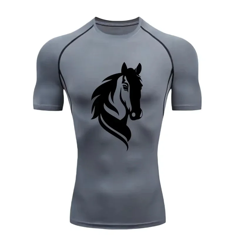 T-shirt de sport pour homme Pegasus 2026, t-shirt de compression pour l'entraînement et la remise en forme, t-shirts athlétiques, t-shirts de gym, t-shirt de fitness pour homme