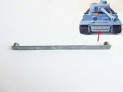 Front Plate Spare Track Metal Mount for Mato 1/16 Scale Tiger I Tank Model MT073 Accessories Parts TH00760