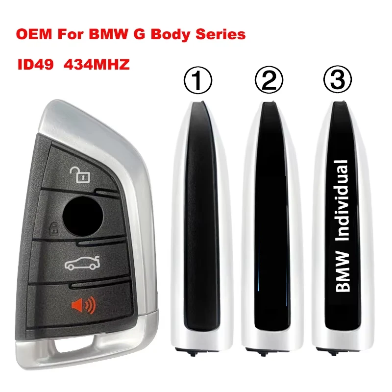 

CN006133 Original Key FCC ID: N5F-ID21A 434MHZ For BMW G Series X3 (G01) X4 (G02) X5 (G05) X6 (G06) Genuine Smart Car Key