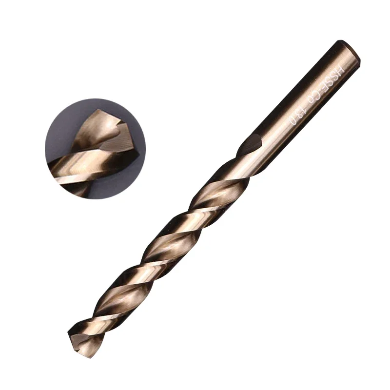 1-14mm HSSE-CO High Cobalt DIN338 Superhard Twist Drill Bit Hole Tool for Stainless Steel, Die Steel, Aluminum Alloy, Cast iron