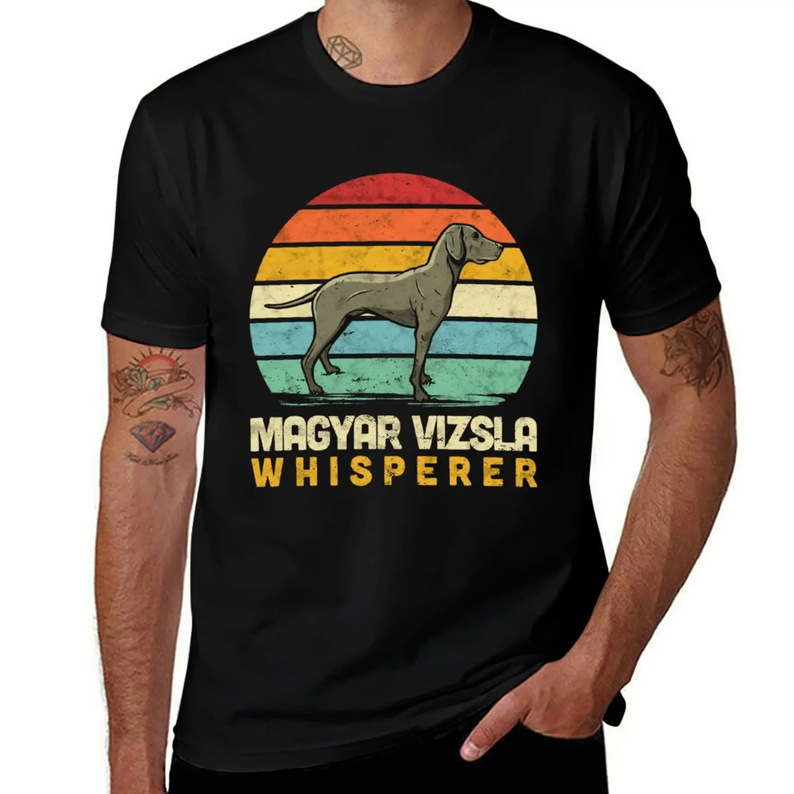 

Vizsla Pointer shirts graphic 100% cotton T-Shirt Whisperer Gift man Magyar shirts t T-Shirt t