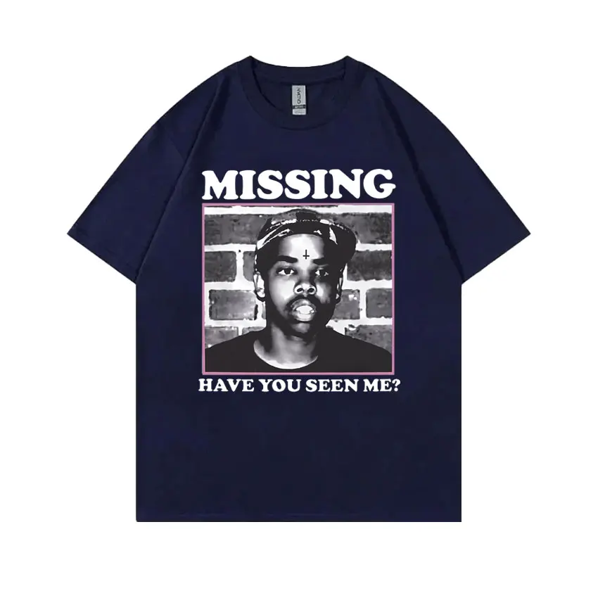 Missing Have You Seen Me Funny Meme T-shirt Tyler The Creator Chromakopia T-Shirts Men Women Hip Hop Fashion Oversized Tshirt