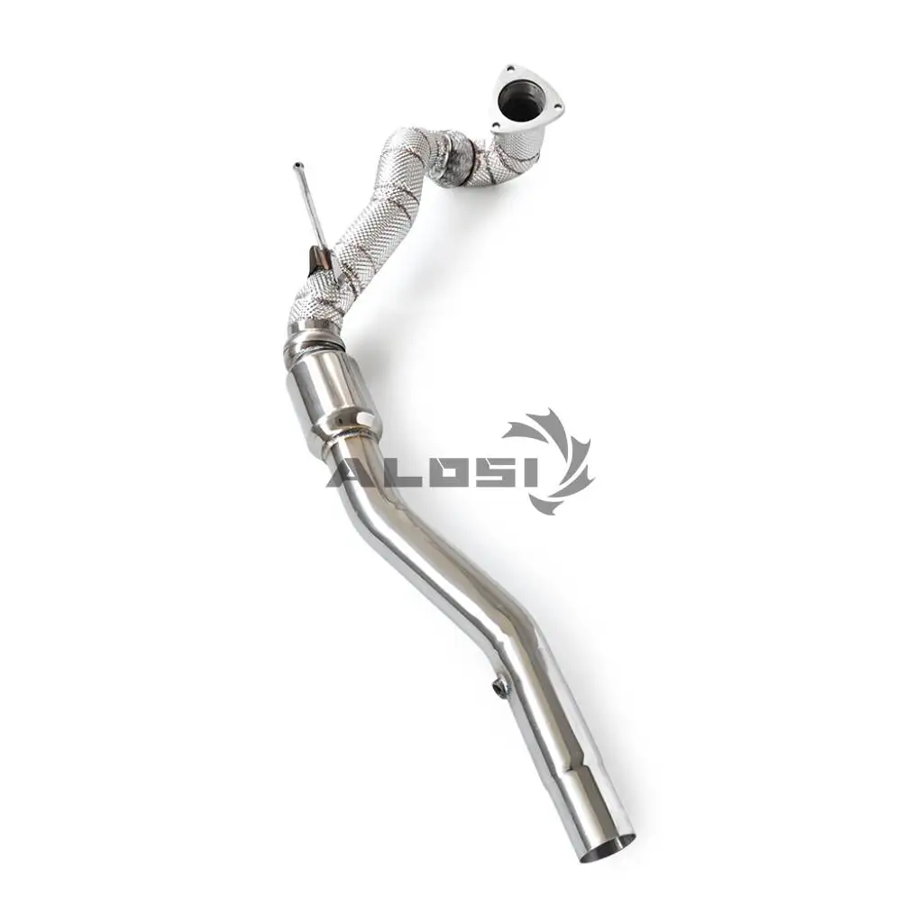 

For Audi TT MK1 1.8T Exhaust Downpipe 1998-2006 High Flow High Performance Downpipe Converter Stainless Steel Exhaust System