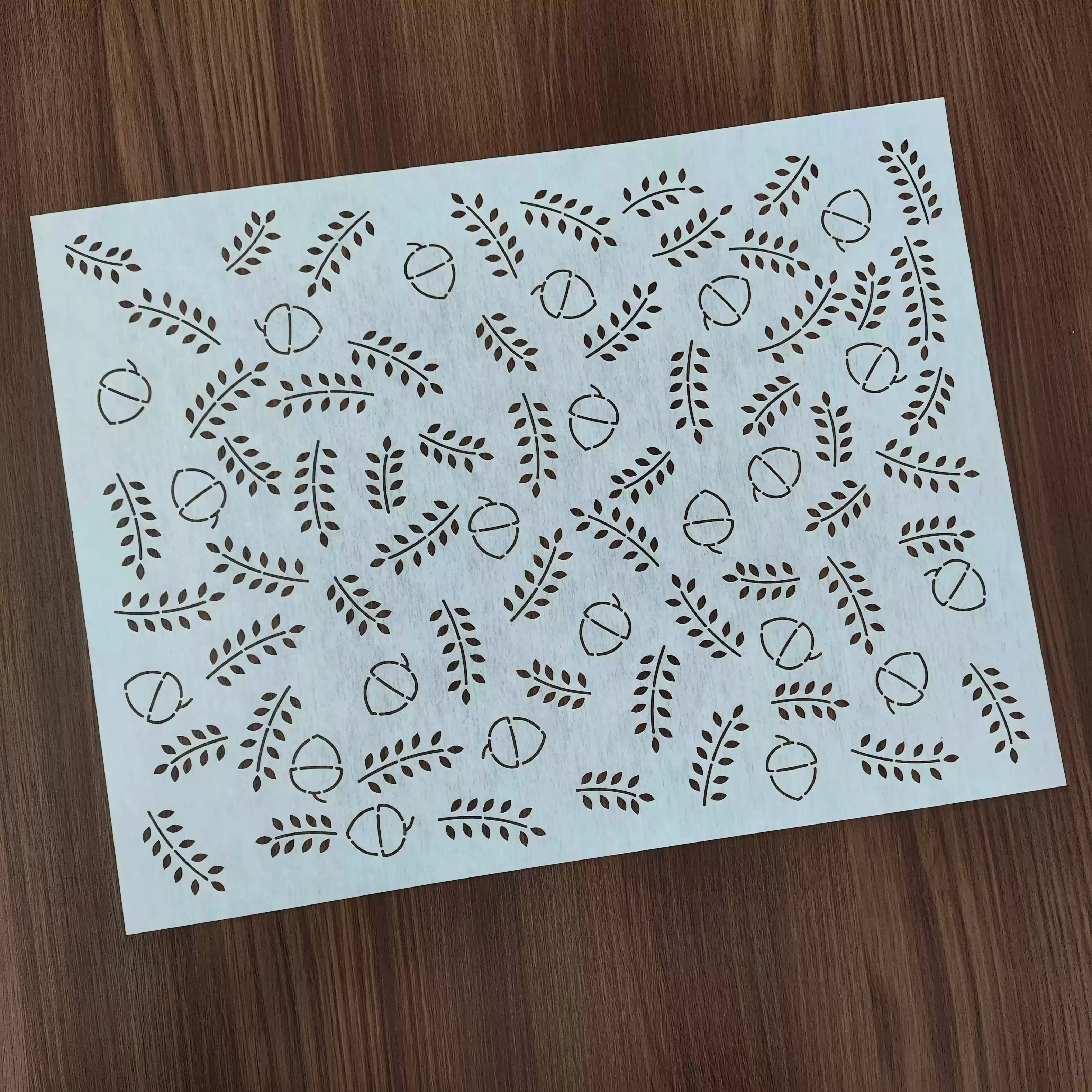 Reusable PET formwork for Embroidery,coaster Decor,Fabric Drawing tool Pinecone Flowers Quilting Templates Sashiko Stencils