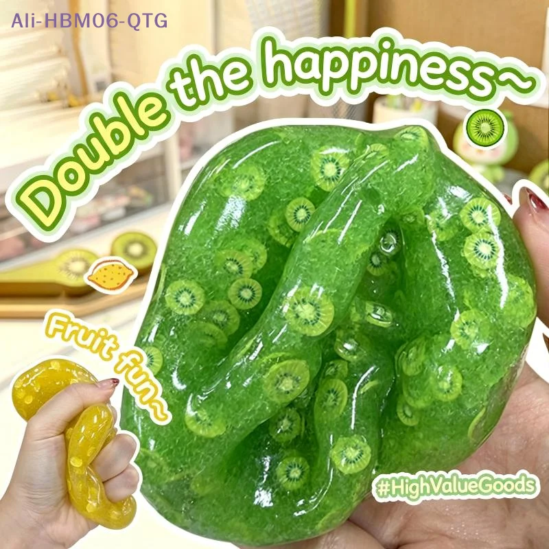 [New] Product Fruit Smoothie Squeeze Sound Controlled Series Plastic Stressrelieving Toy Fruit Sugar Smoothie Ball Ease Anxiety