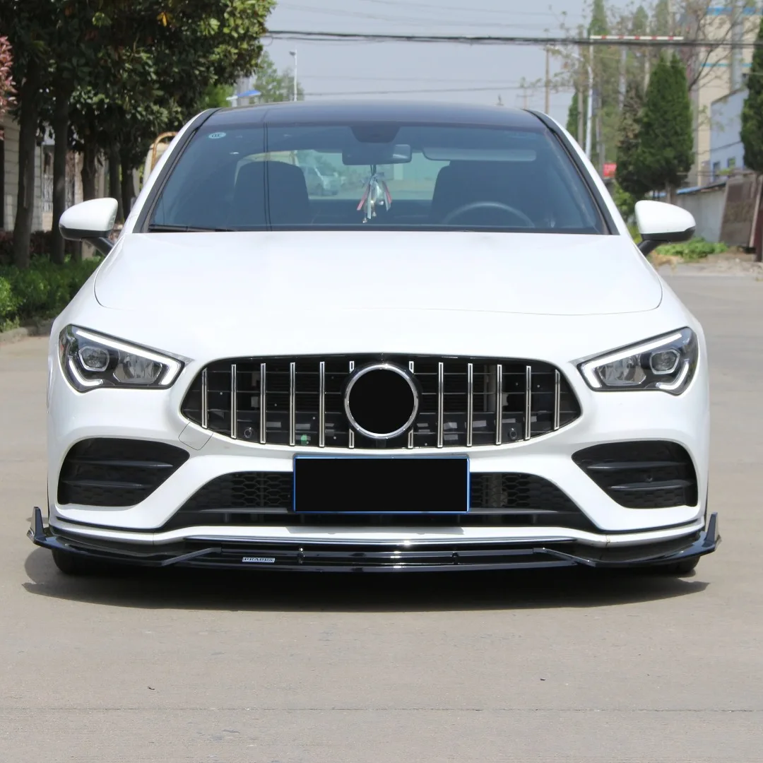 Front Mask Grid Bumper Grille Grill Tuning Accessories For Mercedes Benz CLA C118 W118 2019-2022 180 200 220 250 260 GT Style - view 3
