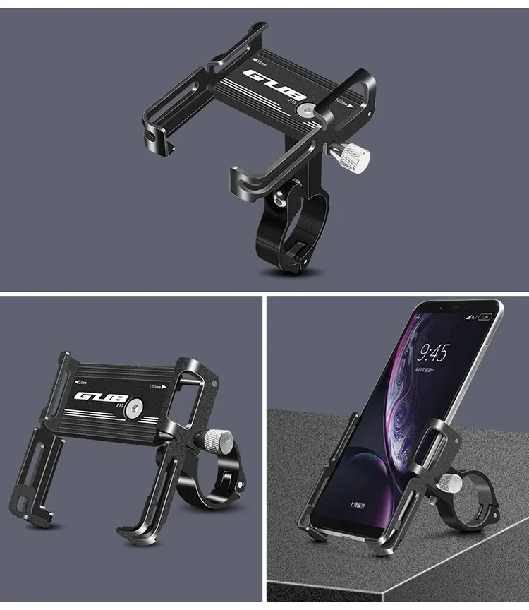 GUB P10 Fahrrad-Telefonhalter, Halterung aus Aluminiumlegierung, Motorrad-Fahrradständer, Halterung, Lenkerclip für 55–100 mm – Detail 11