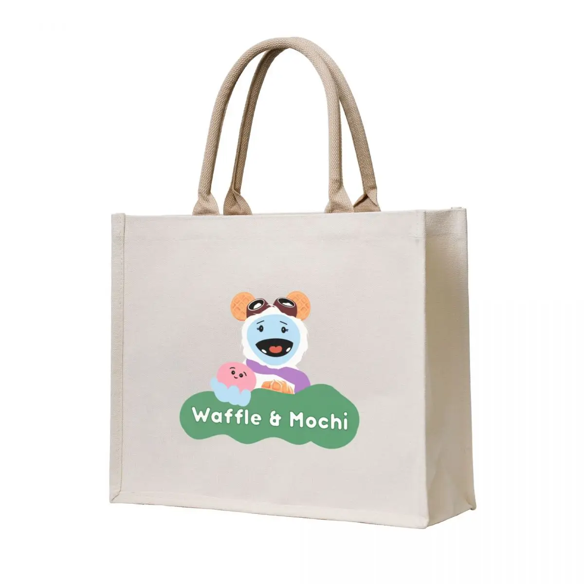 

Waffle & mochi , Waffle + mochi Tote Bag custom canvas bag Customizable tote bag reusable grocery bags hand bags