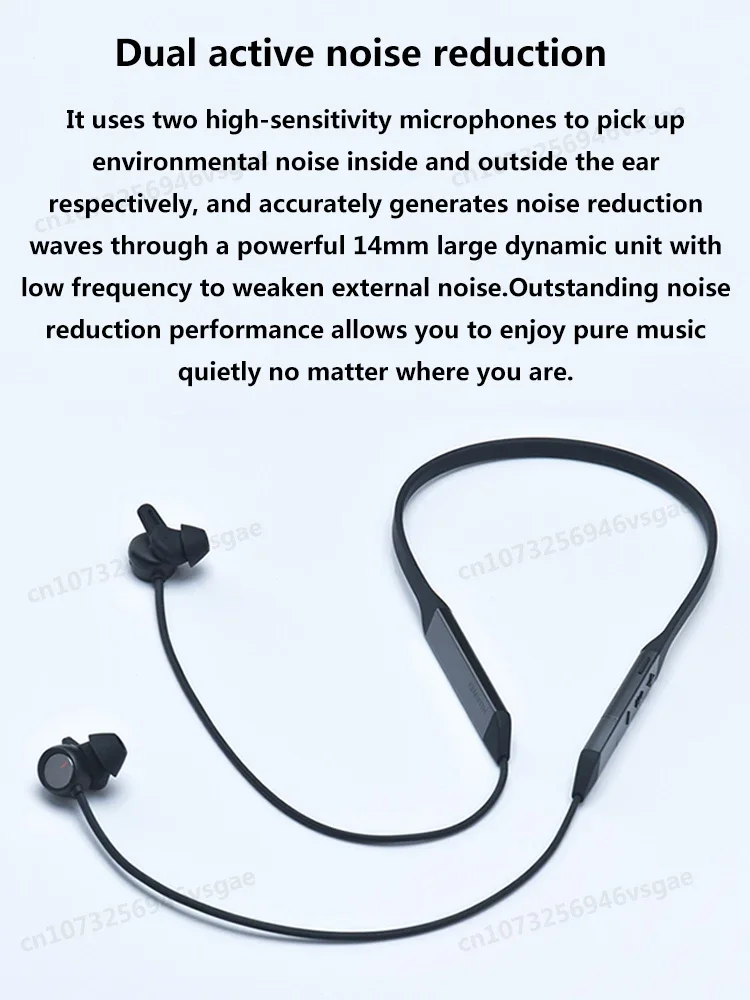 HUAWEI FreeLace Pro Wireless Headphones Dual-mic Active Noise Cancellation Earphone 14MM Powerful Dynamic Neckband Earbuds