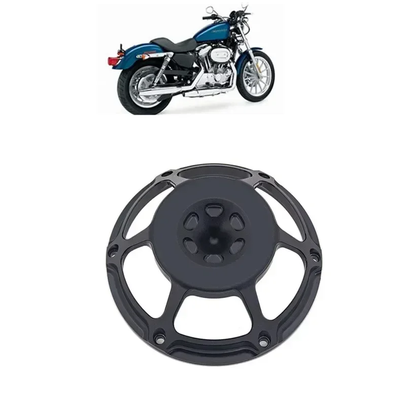 Motorcycle Air Cleaner Cnc Filter Cut Intake Aluminum Black Cover for Harley XL Sportster 883 1200 Softail Dyna Touring