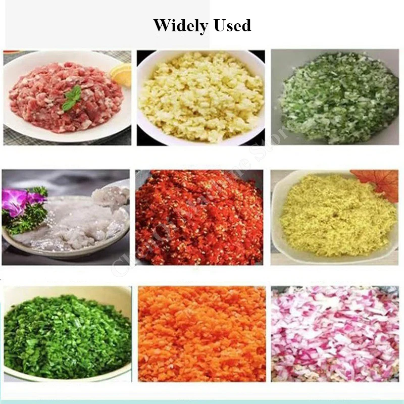 Vegetable Meat Bowl Chopper Cutter Fruit Beef Chicken Ginger Paste Fish Chopping Mixer Mixing Cutting Bowl Cutter