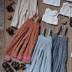 2026 Dula Doll Clothes Dress Loose long pants with shoulder straps Blythe Landoudou Landazz Qbaby ob24 ob22