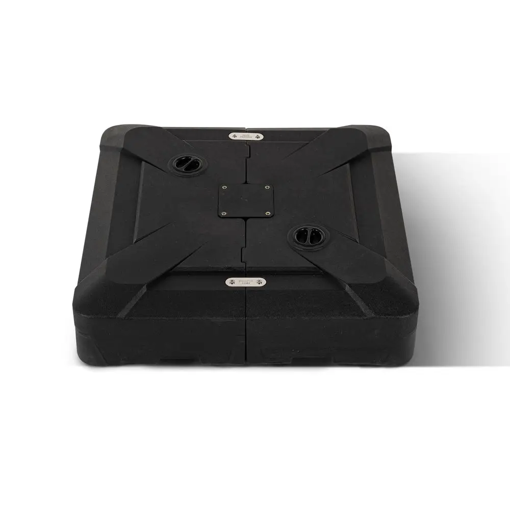 Umbrellas The Supreme Base Fillable up to 400lbs For Cantilever Offset Patio Outdoor Umbrellas Black