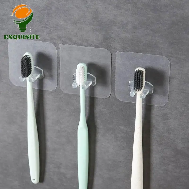 Toothbrush Cover Convenient And Stable Razor Holder Durable Traceless Bathroom Supplies Toothbrush Stand Toothbrush Holder