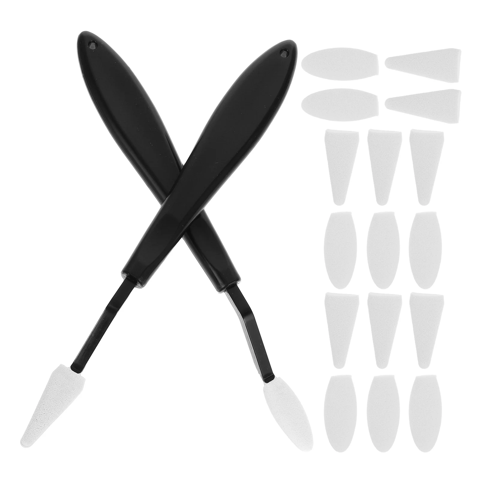 

2 set 2 Sets Outdoor Drawing Eraser Pen: Compact Blending Stump With Replaceable Heads For Highlight Shadowing Art Correction