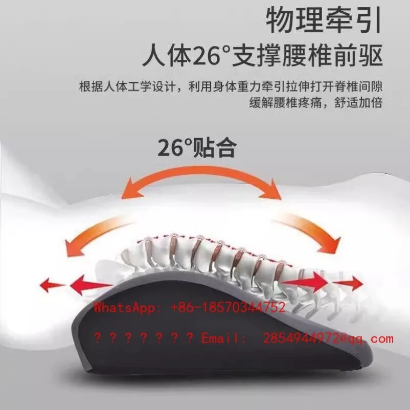 Car Lumbar Support Pillow Memory Foam Back Cushion for Driving Seat Universal Waist Support
