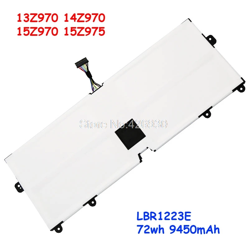 

LBR1223E Battery For LG Gram 13Z970 13Z990 13Z975 14Z970 14Z980 15Z970 15Z975 15Z980 13Z970.G.AA53C G.AA52C 60.6wh 7800mAh