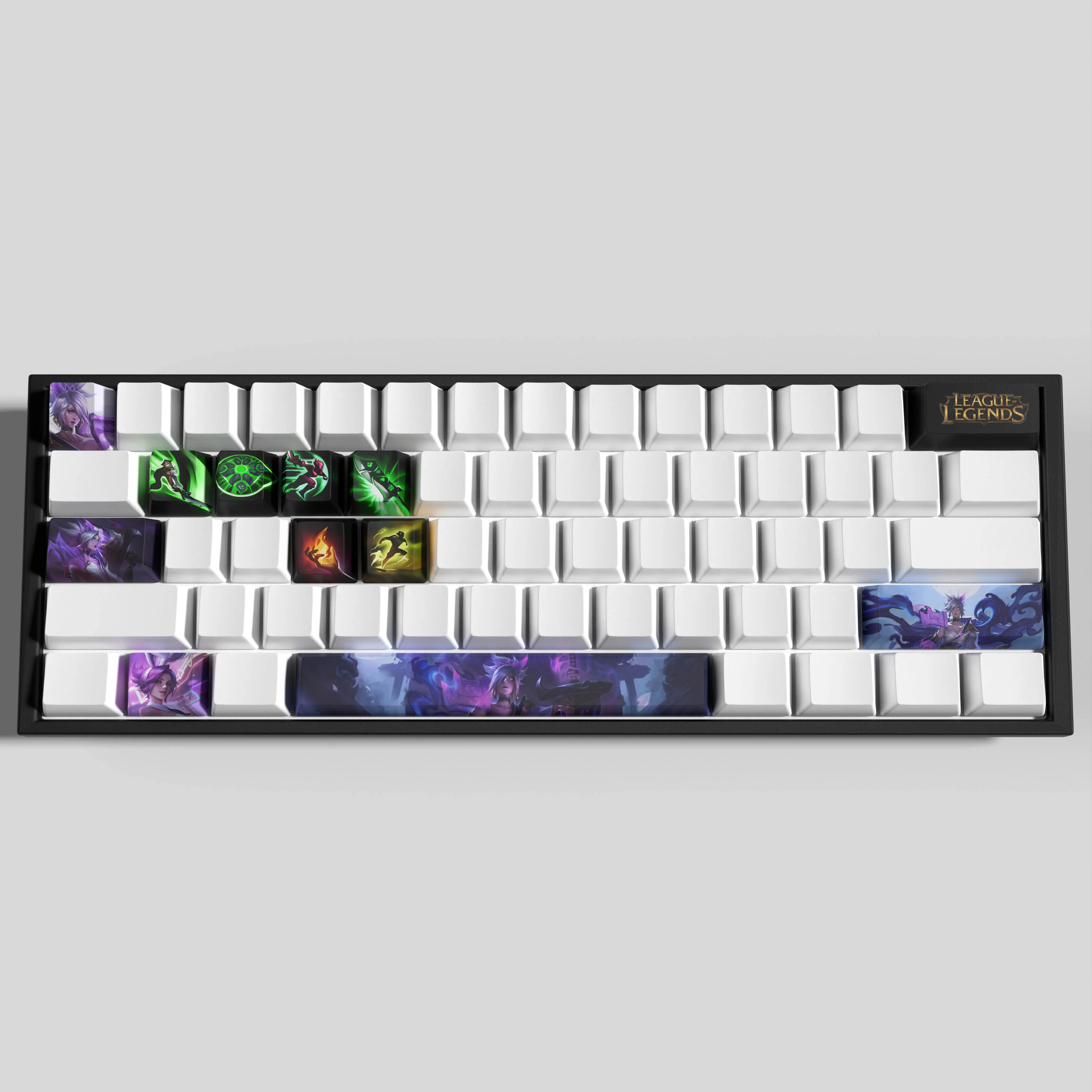 Riven keycaps League of Legends Riven keycaps  game keycaps OEM Profile 12keys PBT dye sub keycaps