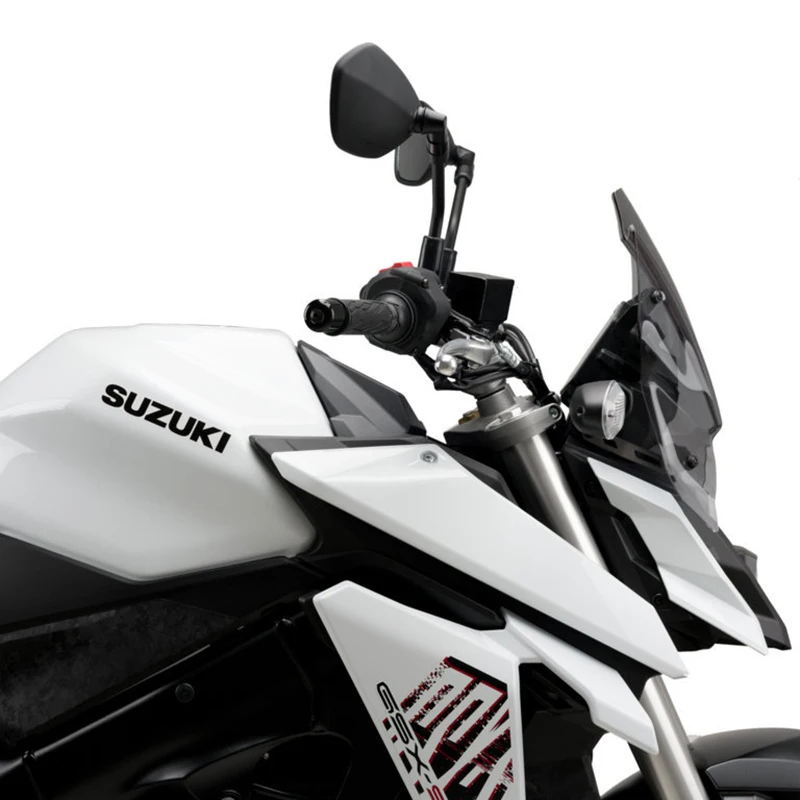 لسوزوكي GSX-S950 21-22 GSXS1000 2021-2022 دراجة نارية الملحقات التحديثية عالية العفن الزجاج الأمامي الأسود الرياح منحرف الشمس قناع #2
