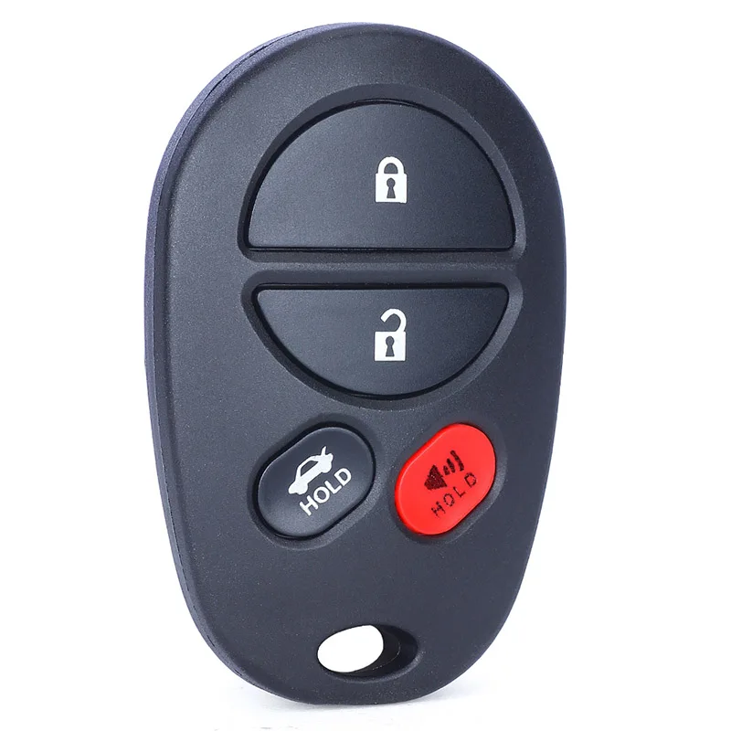 KEYECU 4 Buttons 433MHz for Toyota Aurion 2006-2014, Kluger 2007-2014 Auto Remote Control Key Fob Replacement Australia Market