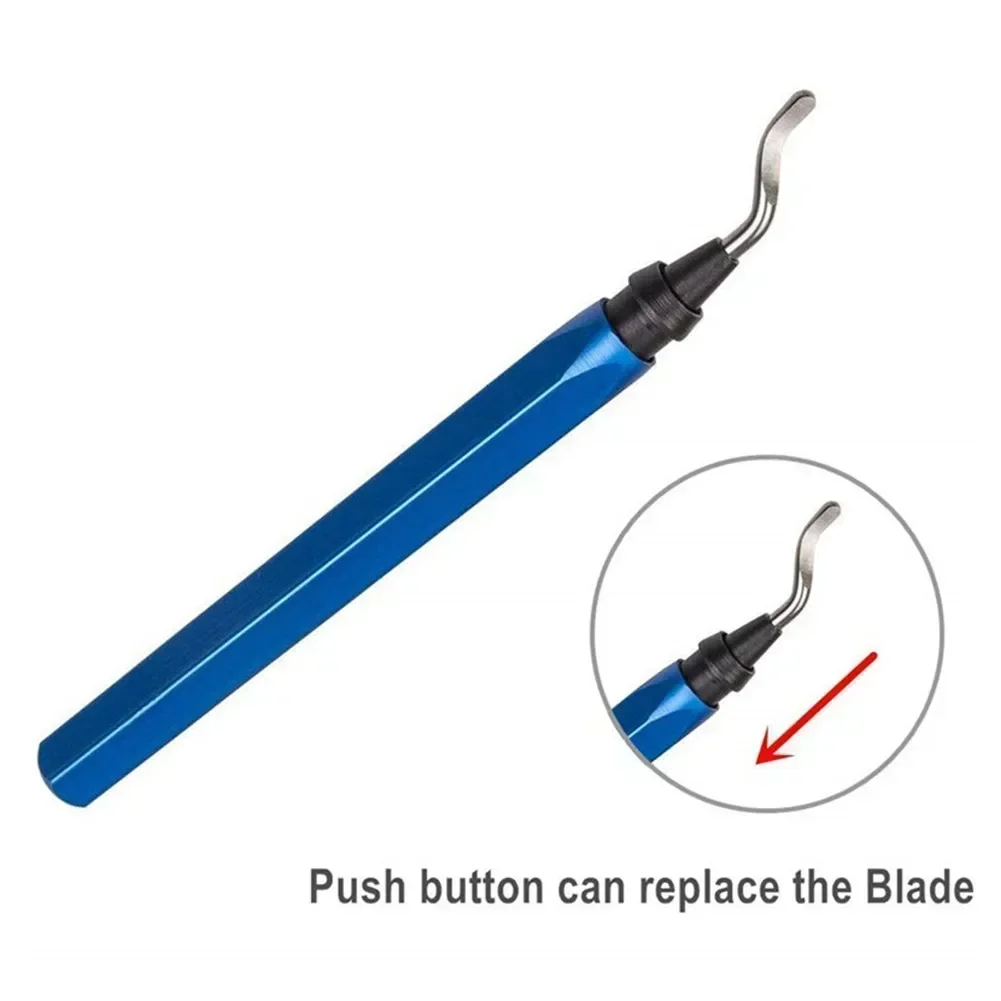 RB1000 Repair Deburring Tool Kit Hand Burr Trimming Knives Edge Scraper Pipe Trimmer Rotary With Blade Remover For Plastic