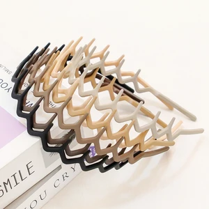 Nicht -Slip -Foul -Bandanas mit Plastikzähne für Frauen und Mädchen, Haarfelgen, dünnes Bandana, Kinderhaar, Haarzubehör, 2 PCs, 6pcs 10 Hauptverkäufe von Marta - №10