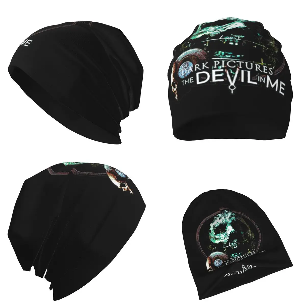 The Dark Pictures Anthology Game قبعة محبوكة دافئة الهيب هوب بونيه قبعة الخريف الشتاء في الهواء الطلق قبعات حريمي للجنسين الكبار