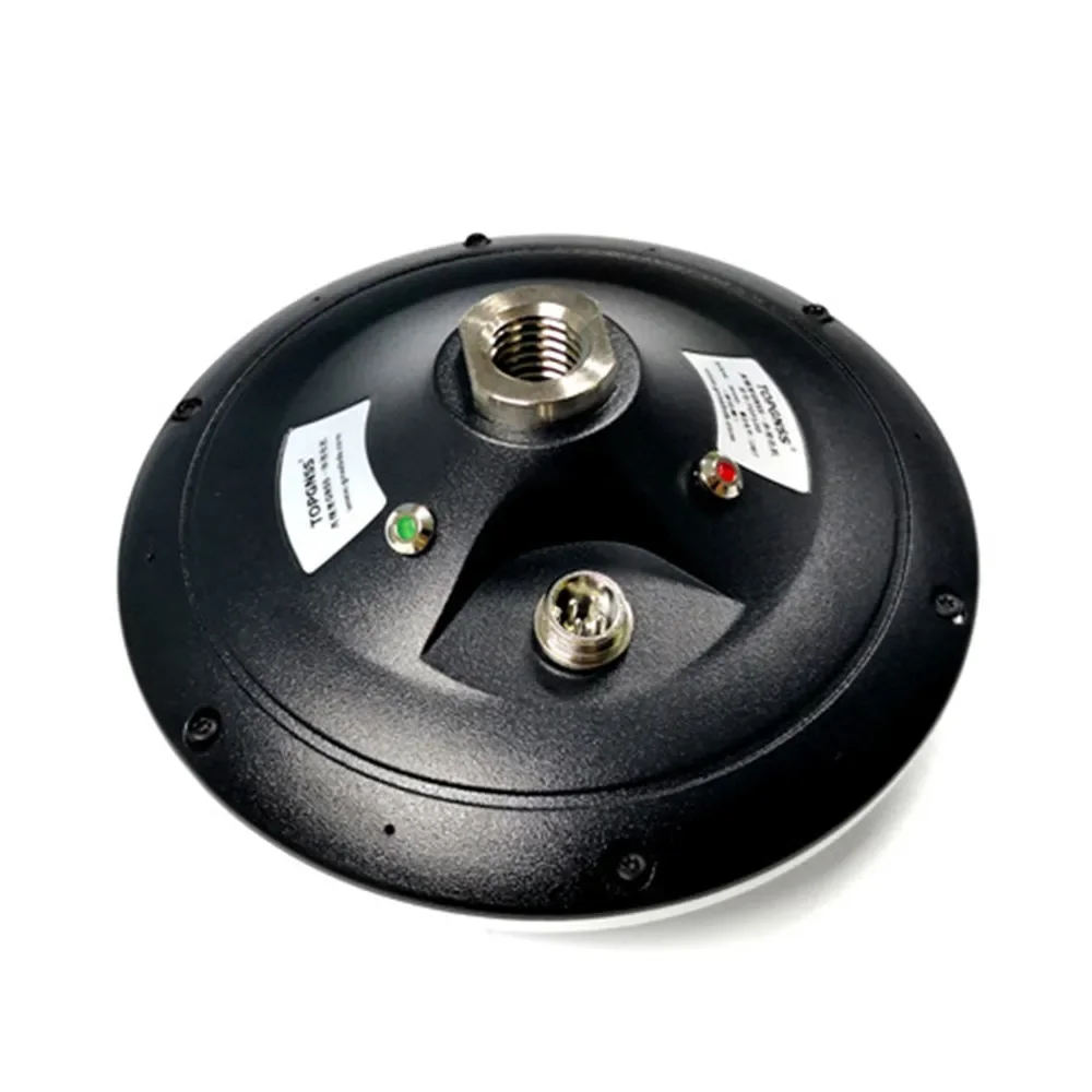 Designed with the ZED-F9P F9 module, the RTK high-precision GNSS receiver can be used as a base station and rove TOPGNSS TOP100