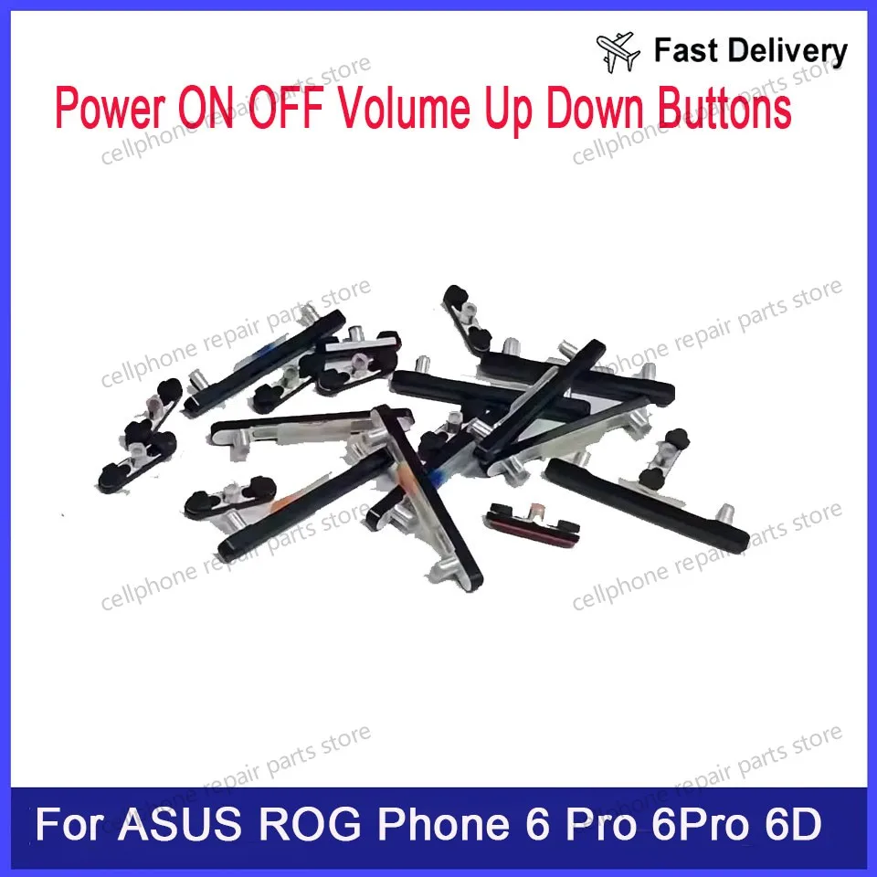 

Rog6 Rog6Pro Side Keys Power ON OFF Volume Up Down Buttons Housing Repair Parts For ASUS ROG Phone 6 Pro 6Pro 6D