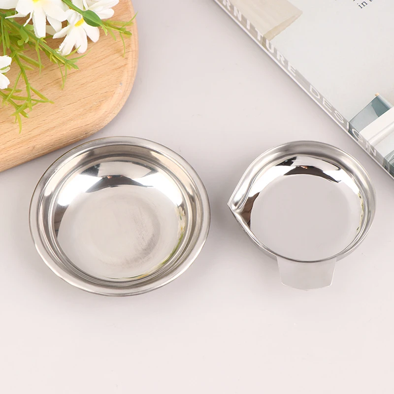 Electronic Balance Scale Jewelry Tool For Jeweler Scale Pan Stainless Steel Weighing Cup Gem Scale Tray Holder Dish Bowl Diamond