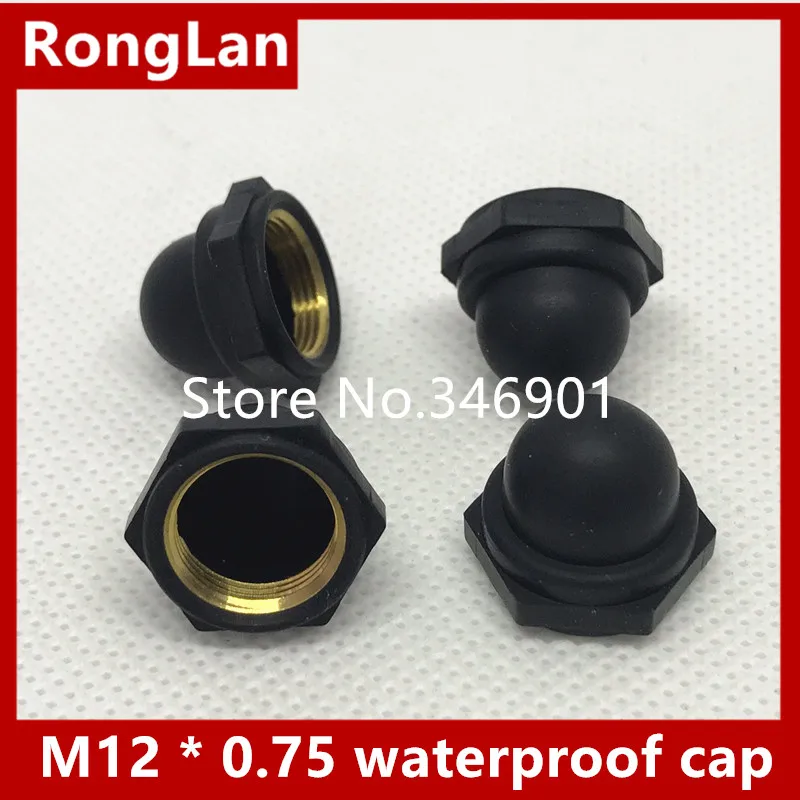 [SA]M12 * 0.75 bulk of the toggle button switch waterproof cap a fine tooth Taiwan Deli Wei hexagonal soft fur hat--50pcs/lot