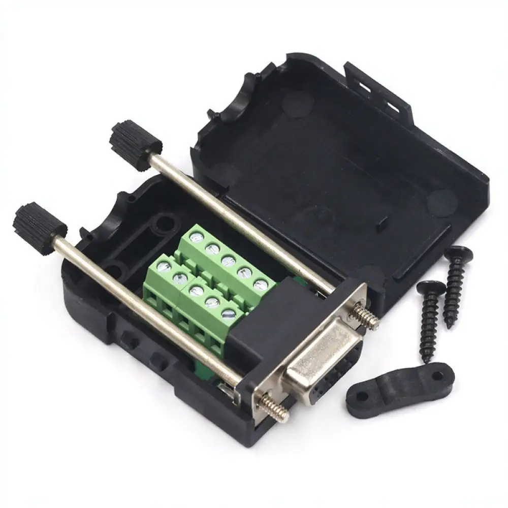 For For Yuanlitai Serial Port Connector DB9 Solderless Adapter RS232 RS485 Male Female Terminal Block Module Plug