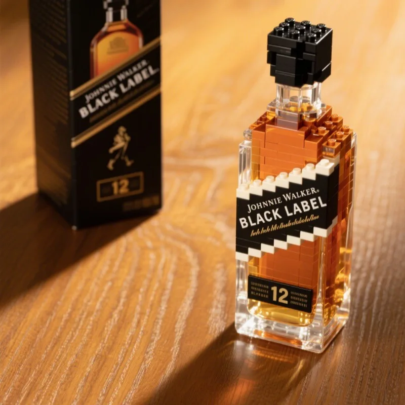Whiskey Bottle Building Blocks Baileys Irish Cream Mini Liquor Model Creative DIY Bricks for Home Decor Model Kids Toys Gift image 3