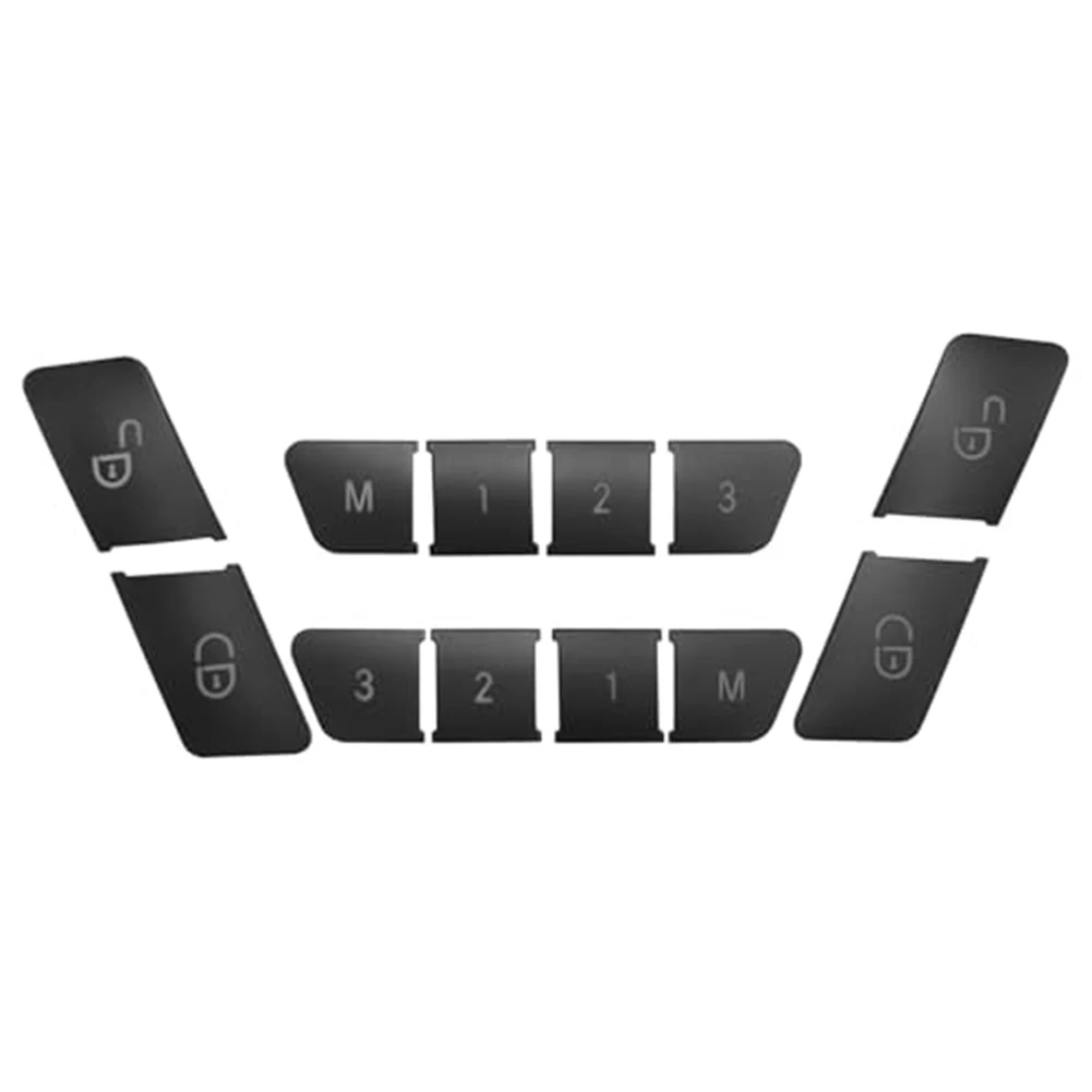 for mercedes for benz Button Seat Memory Cover Trim For Worn Interior Buttons Restores Faded Controls ABS Automotive Grade